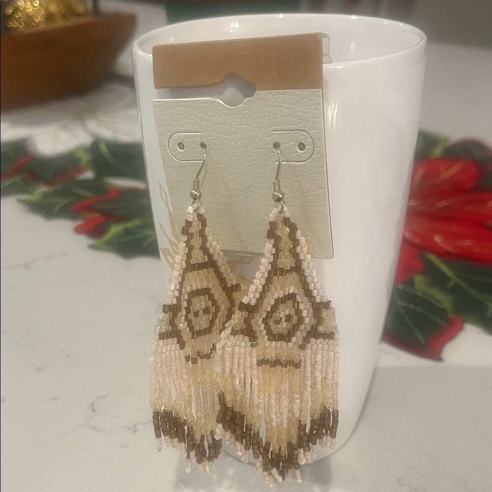 NWT Buckle beaded, southwest style earrings. - Picture 3 of 6